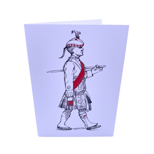 Greeting Card - Military on Parade