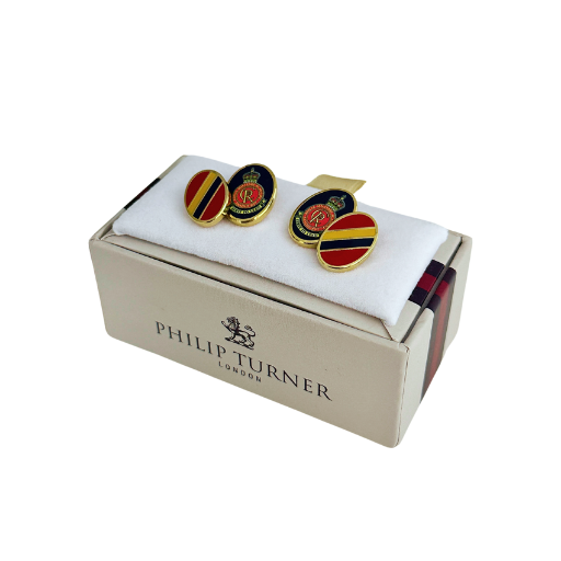 Cufflinks - RMAS CR Crested- Chain