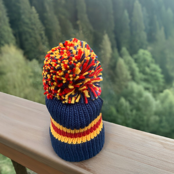 Bobble Hat - RMAS stripes