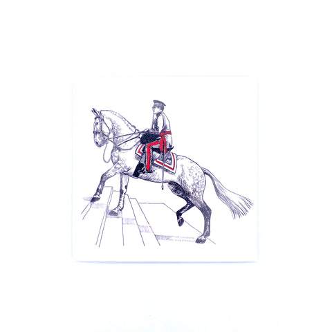 Greeting card - Adjutant and their Charger